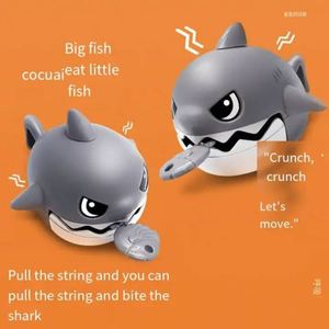 Interactive Pull Line Moving Eating <b>Small</b> Fish Toy a Cute and Keyring Shark Figure Miniature for Car Key Holder - Product Image 4