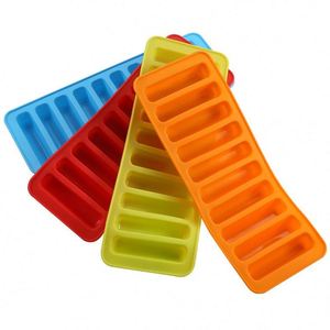 Molde de Silicona para Hornear Pasteles y Galletas, 10 Cavidades Cilíndricas, Libre de BPA, Apto para Alimentos, Color Verde - Product Image 1