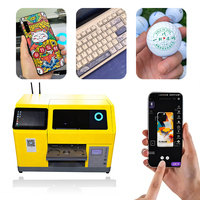 Impresora UV Multifuncional ZYJJ A5 con IA y Aplicación Móvil para Impresión en Fundas de Teléfono, Pelotas de Golf, Monedas, Compatible con iPhone 17, 16, 15, 14