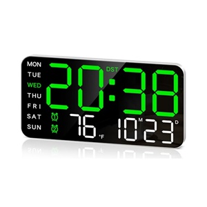 Multifunction <b>LED</b> Desk Alarm <b>Clock</b> Display Temperature Week Calendar <b>Wall</b> <b>Clock</b> Reloj De Pared Digital Table Alarm <b>Clock</b> - Product Image 1