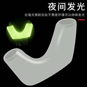 Housse de protection pour porte-canne en silicone qui brille dans le noir, accessoire de pêche souple et très élastique pour la protection des cannes et des fourches - Product Image 3