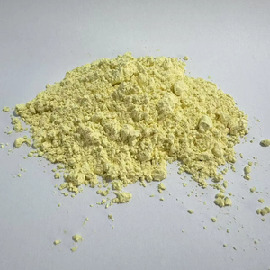 GeoQuin GQ-N-Ho01 Nanoskaliges Holmiumoxid (99,9% Reinheit Gelbes Pulver SEM/D50 30-70nm Ho2O3) für Magnetische Materialien High-End - Product Image 1