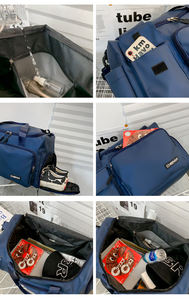 Büyük kapasiteli su geçirmez spor salonu seyahat çantası sıcak satmak OEM + ODM omuz seyahat spor spor spor Tote özel spor çanta - Product Image 6