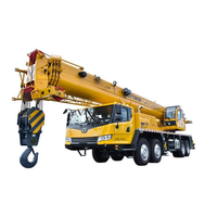 Grue mobile sur camion de 70 tonnes QY70K5D avec flèche fixe de 9,5 m à 16 m, machinerie de levage pour la construction