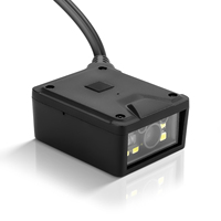 Modul Laser Inframerah 1D 2D Dudukan Tetap Kualitas Tinggi Usb/Pemindai Kode Batang Rs232
