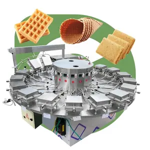 Rolo De Waffle Rolo De Aço Inoxidável Usado Máquina De Cone De Açúcar