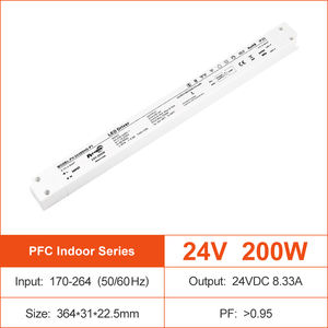 Transformador de Corriente para Tiras LED de 36W 75W 100W 150W 200W CV PF>0.95, 100-240V/200-240VAC a 12V/24VDC IP20, Fuente de Alimentación Conmutada LED - Product Image 6