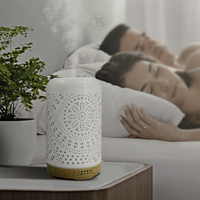 Fonctionnement silencieux pour diffuseur d'aromathérapie en métal à domicile pour humidificateur d'air à brume fraîche ultrasonique d'huile essentielle