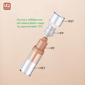 Eco Friendly 15 30 50 мл ПЭТ пластиковая многоразовая косметическая упаковка матовая безвоздушная круглая бутылка для лосьона - Product Image 6