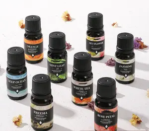 100 Pure Aromatherapy Oil Set Diffuser Organic-10ml Pure Essential Oil Set 8