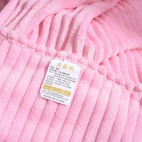 Plaid en flanelle Amity, couverture de canapé, couverture de yoga unie en flanelle, couverture de voyage douce, vente en gros
