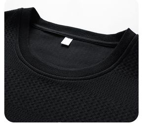 Venta al por mayor de fábrica, suéter suelto Unisex, sudadera de cuello redondo, sudaderas con capucha y sudaderas de alta calidad para hombres - Product Image 5