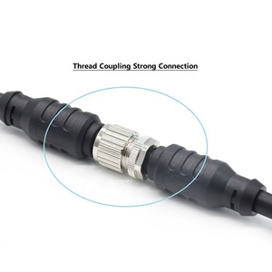 Westsam M12 dây nối 8 pin nữ để nữ thẳng Cáp sản xuất M12 Cáp IP67 kết nối điện - Product Image 4