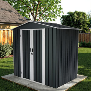 أرمورشيلد إطار معدني للخدمة الشاقة في الهواء الطلق سقيفة تخزين مقاومة للماء بدون أداة تجميع مرآب آمن متين للمناظر الطبيعية - Product Image 5