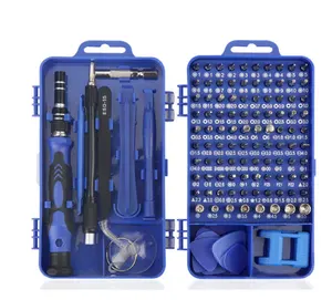 Mini tournevis de précision universel, kit d'outils de réparation électronique 115 en 1 pour Iphone, ordinateur portable et tablette