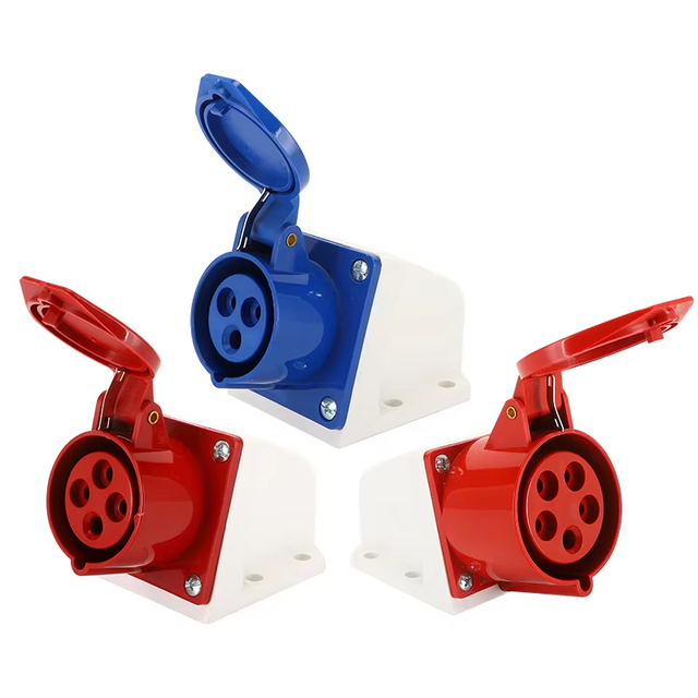 Industrial Socket Plug Male Plug Socket 32A Wall Mounted Sockets