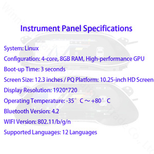 Afficheur LCD compatible OEM anti-éblouissement résistant aux hautes températures Plug and Play pour <span class=keywords><strong>Audi</strong></span> A4 S4 RS4 MLB B8.5 Typ 8K facelift - Product Image 3