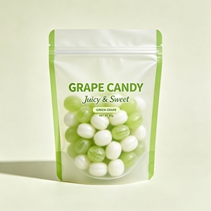 Sachets PE thermoscellables anti-oxydation de qualité alimentaire <span class=keywords><strong>à</strong></span> 3 soudures latérales, directement de l'usine, avec impression personnalisée pour malt, sucre, lait, bonbons durs, sushis - Product Image 2