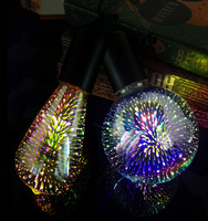 Noël En Gros De Mariage Décoratif Led Infinity Lumière E27 3D Led Filament Ampoule Feu D'artifice St64 Ampoule