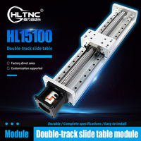 Module linéaire HLTNC, axe Z, plateau HL15100, rail à double guidage, course de glissement de 100 mm à 1200 mm, kit robotique pour CNC - HLTNC