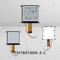 Pabrik langsung 160x160 Dot Matrix tampilan LCD COG 160160 tampilan grafis layar dengan UC1698 Meter layar 160x160 modul LCD
