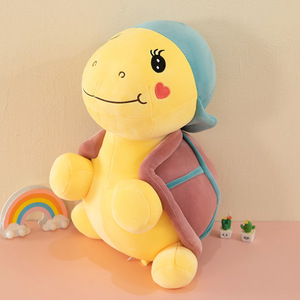 Oem ODM biểu tượng tùy chỉnh phim hoạt hình rùa nhồi búp bê sang trọng với mũ dễ thương động vật biển búp bê thực sự như Big Eye rùa đồ chơi sang trọng - Product Image 2