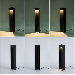 Bolardo Iluminación Decoración Paisaje Jardín Lámpara Impermeable Césped Luz - Product Image 3