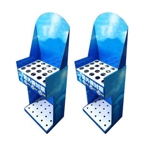 ชั้นวางแสดงกระดาษคราฟท์สีขาวยอดนิยมสำหรับในอาคารห้างสรรพสินค้าแบบพกพาและพับได้ - Product Image 5