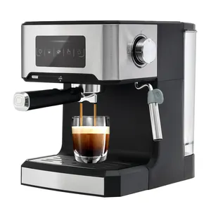 Máquina de café semiautomática con pantalla táctil, capuchino, latte, Espresso