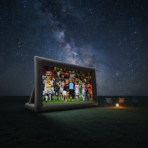 Écran de projection <span class=keywords><strong>gonflable</strong></span> portable pour cinéma et publicité, grand format 20 pieds, idéal pour événements extérieurs - <span class=keywords><strong>Prix</strong></span> abordable - Product Image 1