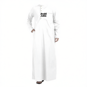 Islamic Clothing Long Sleeve <b>Men</b> <b>Thobe</b> Arab Jubba Arabian <b>Thobe</b> Arab Dress Kaftan for <b>Men</b> Muslim - Product Image 1