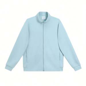 Chaqueta de cuello de polo Bordado de peso pesado Sudadera con capucha Jersey Logotipo personalizado Gran tamaño slim fit Cremallera Polar Fleece Sudadera Hombre - Product Image 5