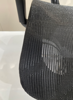 Chaise de bureau exécutive moderne en maille noire Airflow, réglable en hauteur, pour la maison, le bureau, l'hôtel, l'hôpital, le salon
