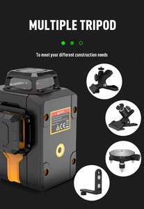 <span class=keywords><strong>Nivel</strong></span> láser de 12 líneas 3D verde rotativo de 360 grados, <span class=keywords><strong>nivel</strong></span> autonivelante multiusos para proyectos industriales y de bricolaje T98 - Product Image 4