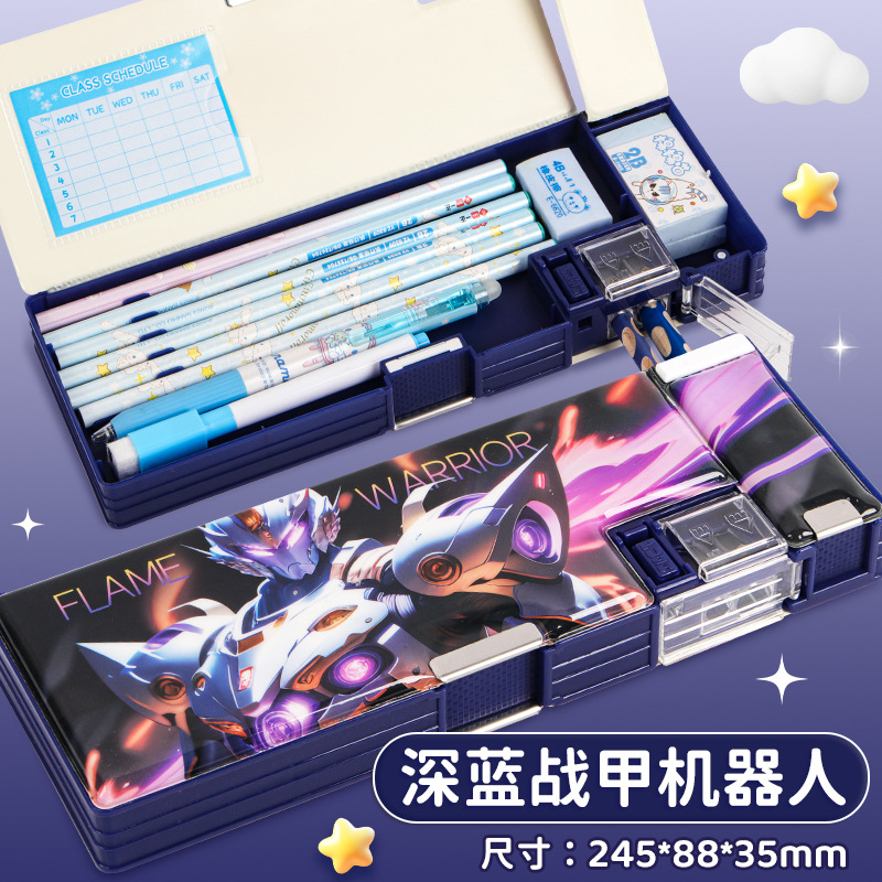 1817 tinta azul mecha Warrior pen case