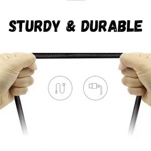 Custom Logo Promotional Data Gift 1.2M Nylon Braided 3 2 Dual Input Usb Type C Pure Copper Led <b>Charging</b> <b>Cable</b> - Product Image 4