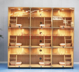 MT Medical 2024 Nouveautés Cage pour chat en bois massif 17mm épaissie et résistante pour animalerie Meuble multifonctionnel pour chat Cages pour animaux de compagnie - Product Image 6