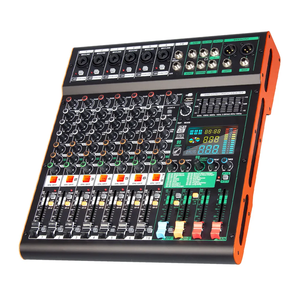 TC8 Console <span class=keywords><strong>Audio</strong></span> Professionnelle 8 Canaux avec 99 Types d'Effets Intégrés, Contrôleur de Scène, Mixeur <span class=keywords><strong>Audio</strong></span> DJ - Product Image 1