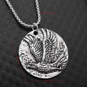 Collier classique en acier inoxydable avec nœud <span class=keywords><strong>celtique</strong></span> de sorcière, plaqué argent véritable ancien, amulette quaternaire, collier de <span class=keywords><strong>mythologie</strong></span> <span class=keywords><strong>nordique</strong></span> - Product Image 3