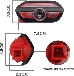 Projecteur de logo de porte de bienvenue LED pour <span class=keywords><strong>Mercedes</strong></span> Benz Classe S W222 W240 S300h S350 S400 S550L S63L, lumière de courtoisie avec logo en ombre - Product Image 6