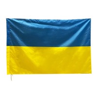 Drapeau national ukrainien en polyester 100% pour extérieur, 3x5 pieds