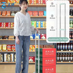 Camioncino pieghevole facile leggero da 150kg carrello per carichi pesanti che solleva oggetti pesanti che viaggiano carrello della spesa a casa - Product Image 2