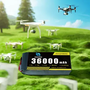 Batterie de Drone FPV 22.2V 6S 36000mAh 10C pour drone vente chaude modèles rc avion agricole batterie haute performance