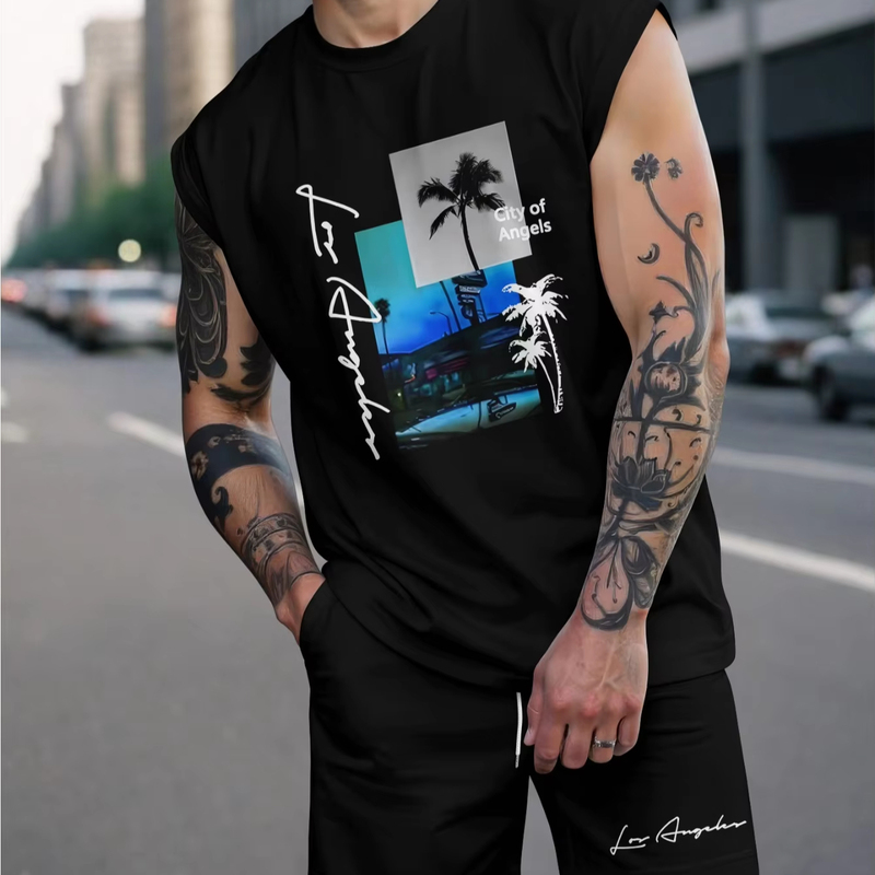 Summer Breathable Men s Color Block