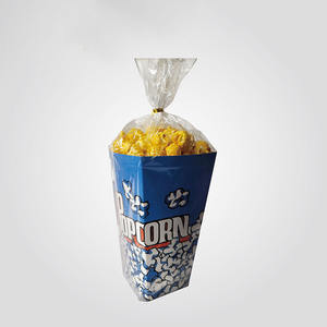 Boîte à popcorn en papier rigide jetable de marque DY avec impression de logo personnalisé, modèle TakeOutBox-20 pour l'emballage alimentaire à emporter - Product Image 2