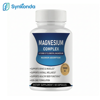 Complément de Magnésium Complexe OEM en Capsules – 8 Oligo-éléments 1000mg Chélatés pour une Absorption Facile – Santé Osseuse, Récupération Musculaire, Énergie – Sans OGM