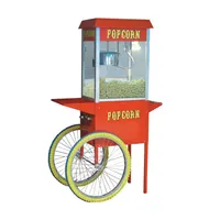 Custom Branding Electric Popcorn Machine and Cart