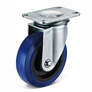 3 3,5 4 5 polegadas rolamento de esferas PP núcleo rodízio giratório rodas industriais rodízios com freio - Product Image 3