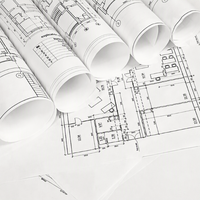 Película de Dibujo de Ingeniería CAD de PET Translúcido Impermeable de 75 Micras para Plotter de Inyección de Tinta, Rollo de 36 Pulgadas