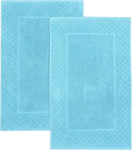 Wholesale 32s/1 100% Cotton Waffle Weave <strong>Bath</strong> <strong>Mat</strong> 350g/400g Anti-Slip Absorbent Pineapple Grid Bathroom Floor <strong>Mat</strong> <strong>Navy</strong> Color - Product Image 3